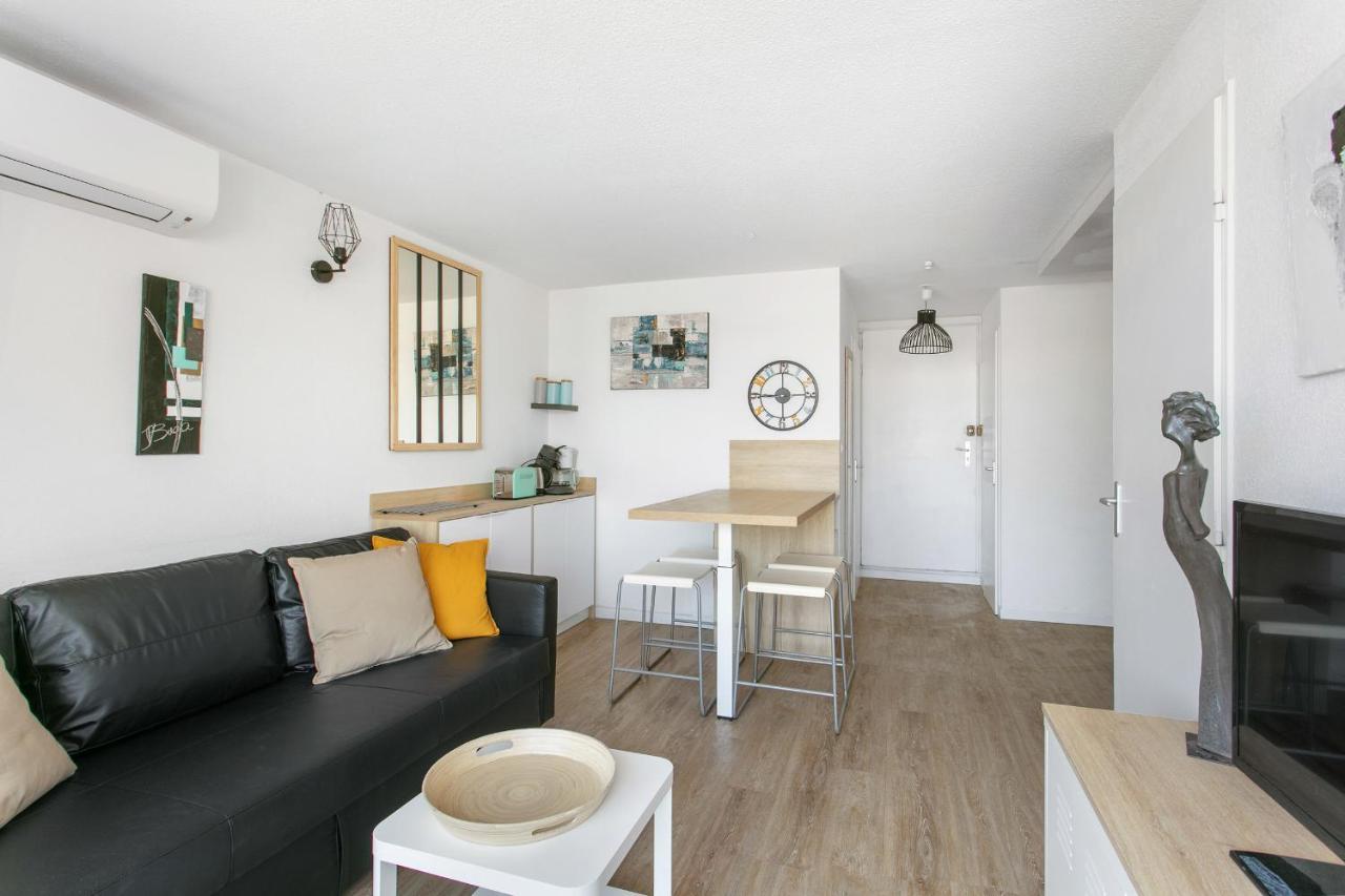 Appartement T3 Terrasse Vue Sur Mer, Piscine, Parking, Wifi Et Clim Sète Eksteriør bilde